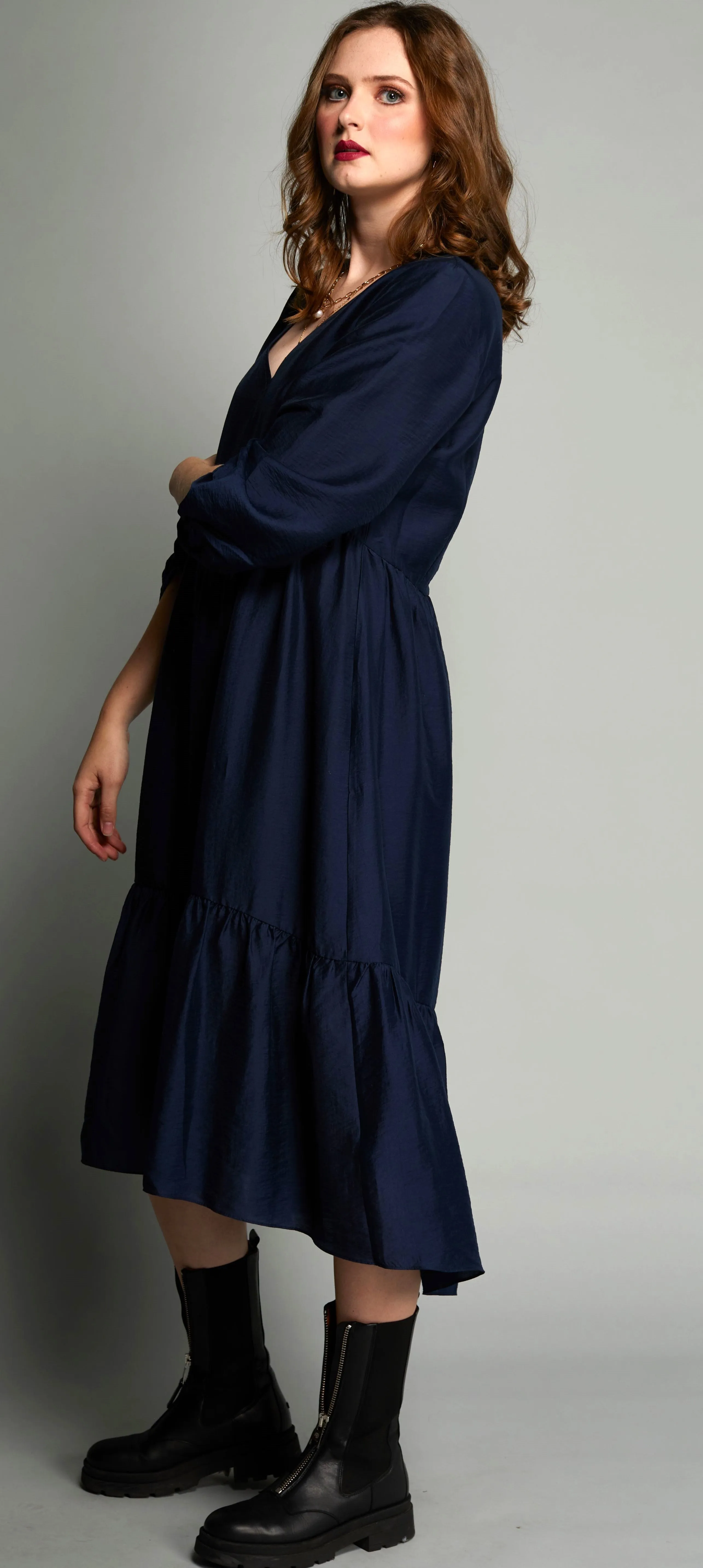 2125 - Carlo Dress - Navy LAST ONE SIZE 8