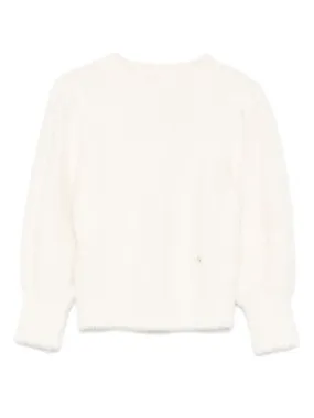Abel & Lula girls fuzzy pullover sweater