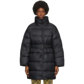 Acne Studios Black Down Puffer Coat