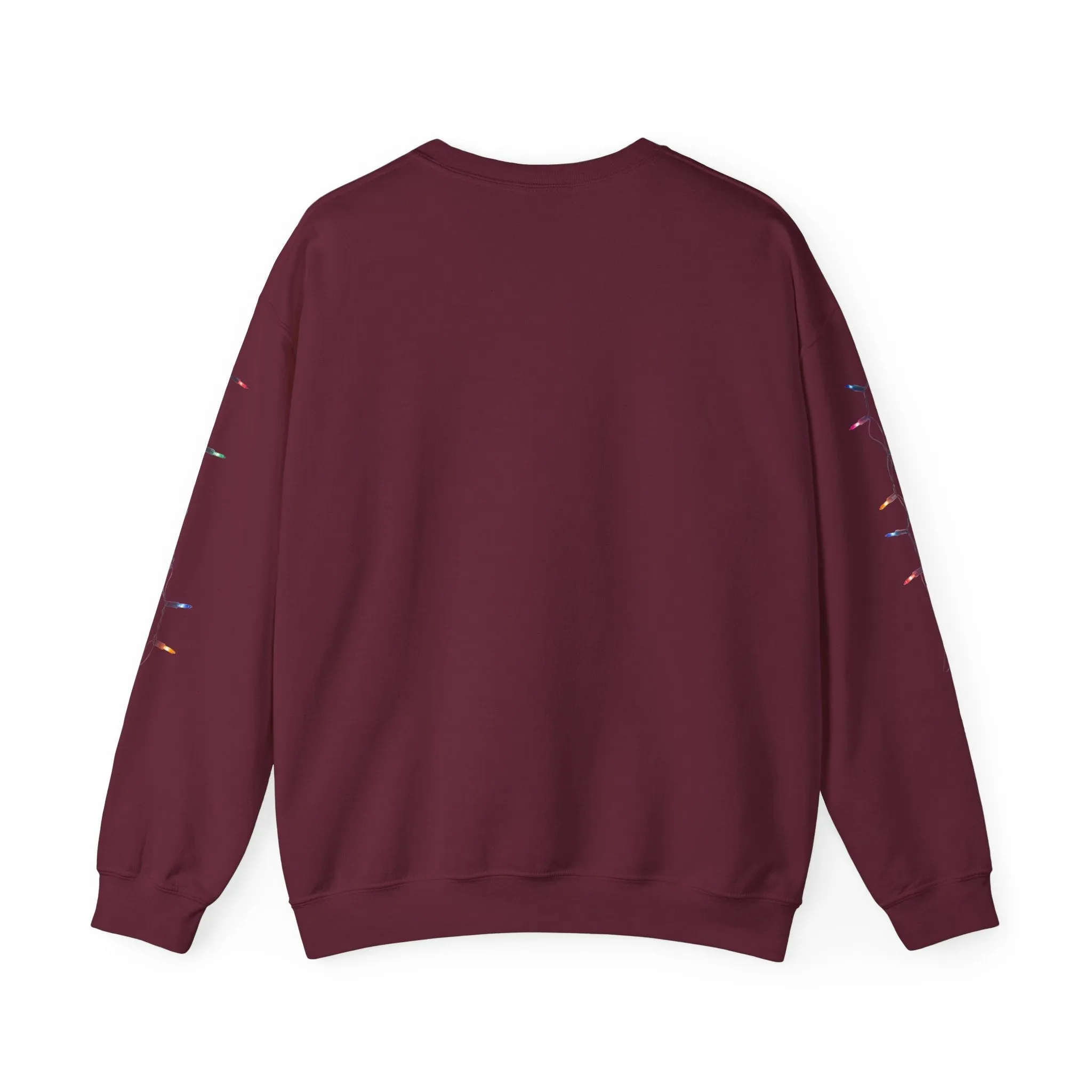 Adorable Christmas Otter Sweatshirt with Festive Lights