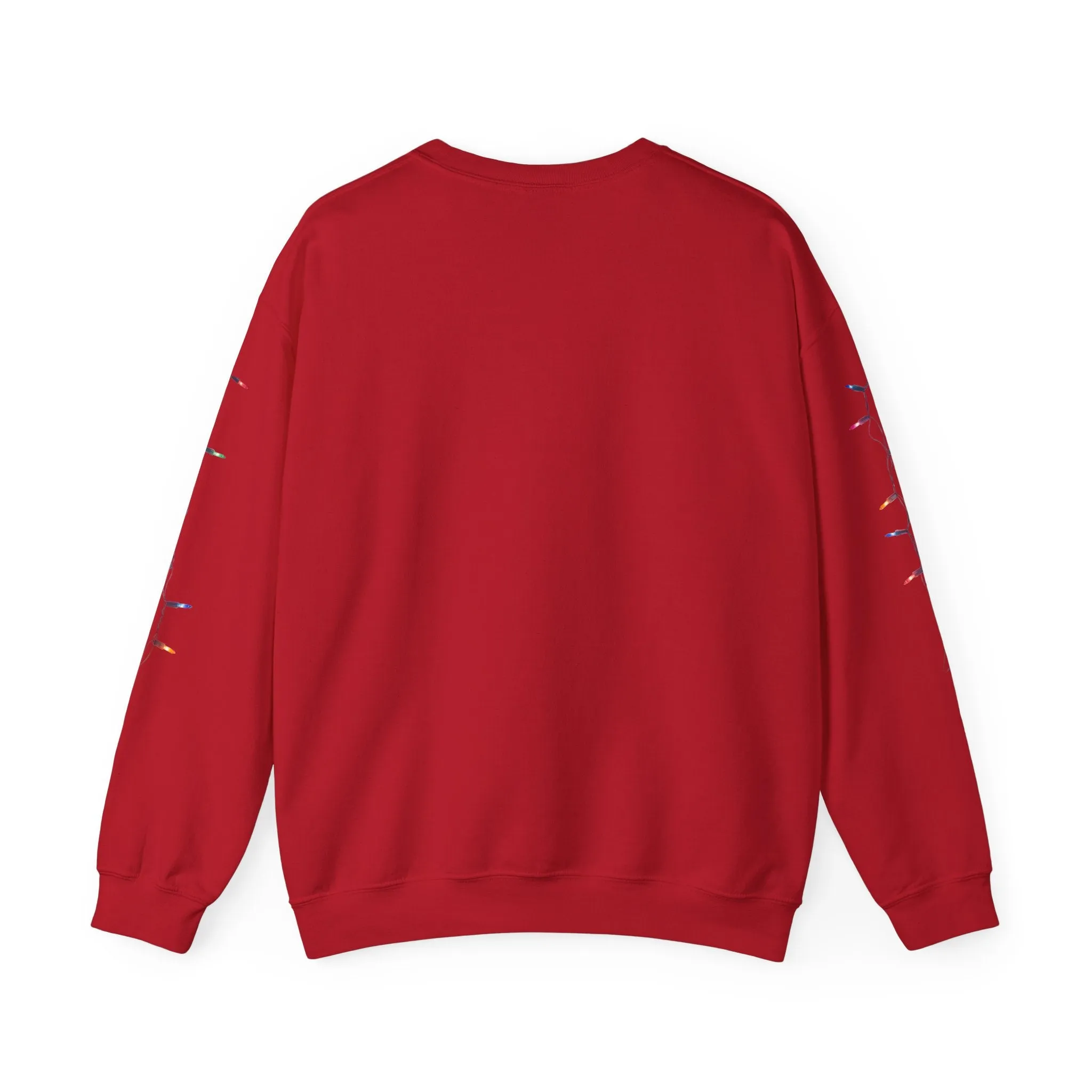 Adorable Christmas Otter Sweatshirt with Festive Lights