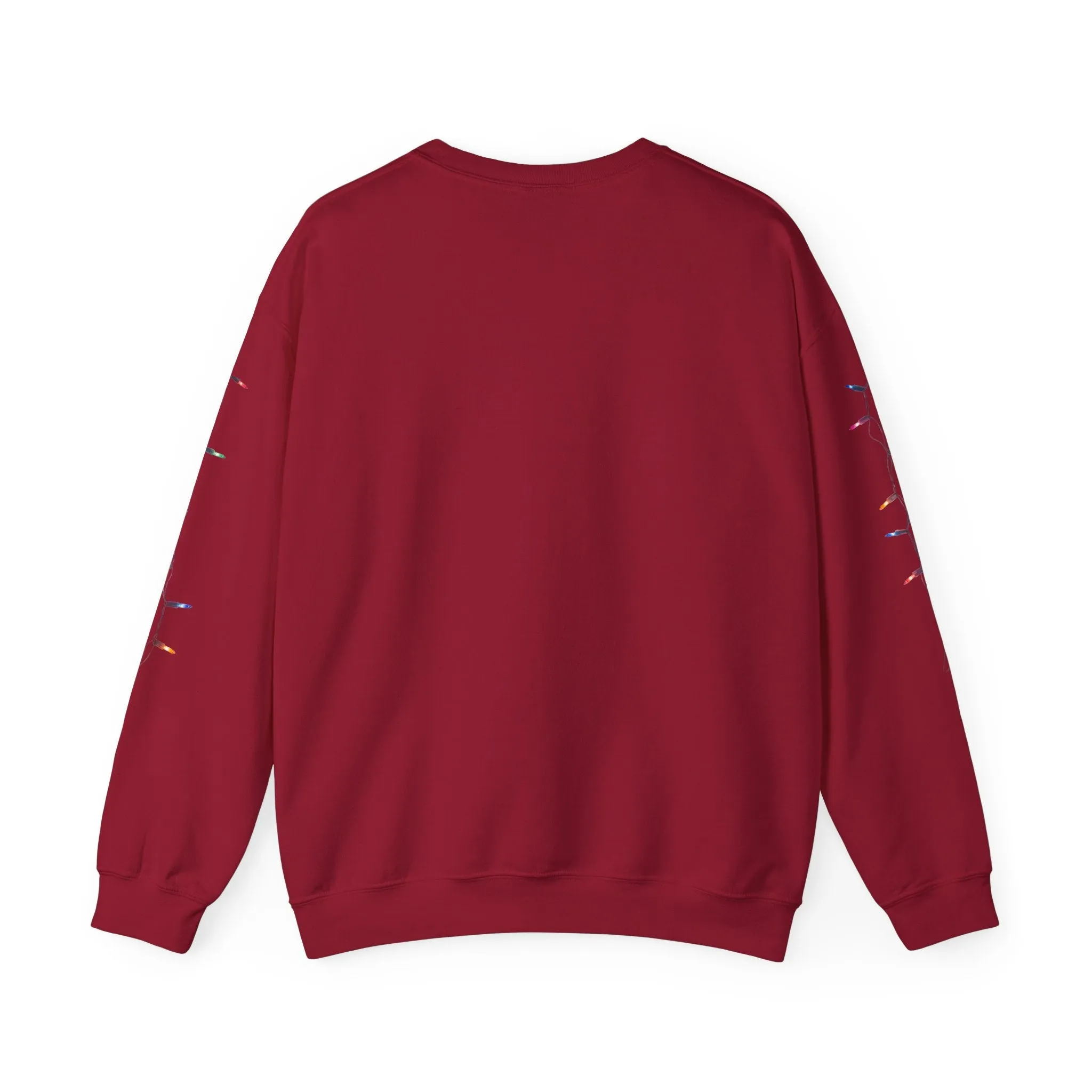 Adorable Christmas Otter Sweatshirt with Festive Lights