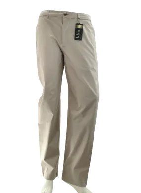 Alfani Men Khaki AlfaTech Stretch Flat Front Chino 33X30
