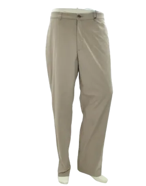 Alfani Men Khaki AlfaTech Stretch Flat Front Chino 36X30