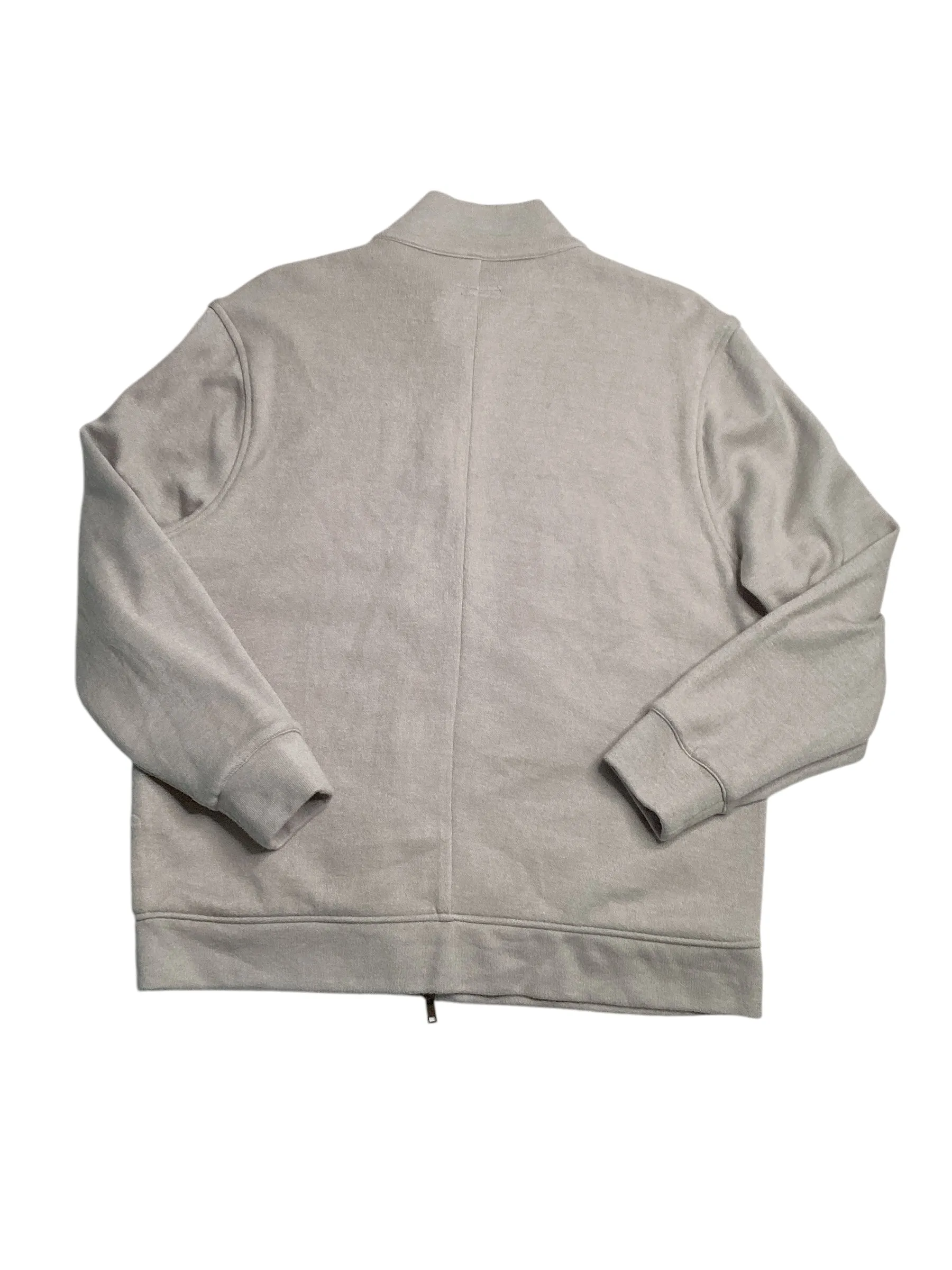 Alfani Mens Textured Turtleneck Sweater London Plane Light Grey Large