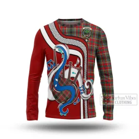 Anderson of Arbrake Tartan Long Sleeve T-Shirt with Epic Bagpipe Style