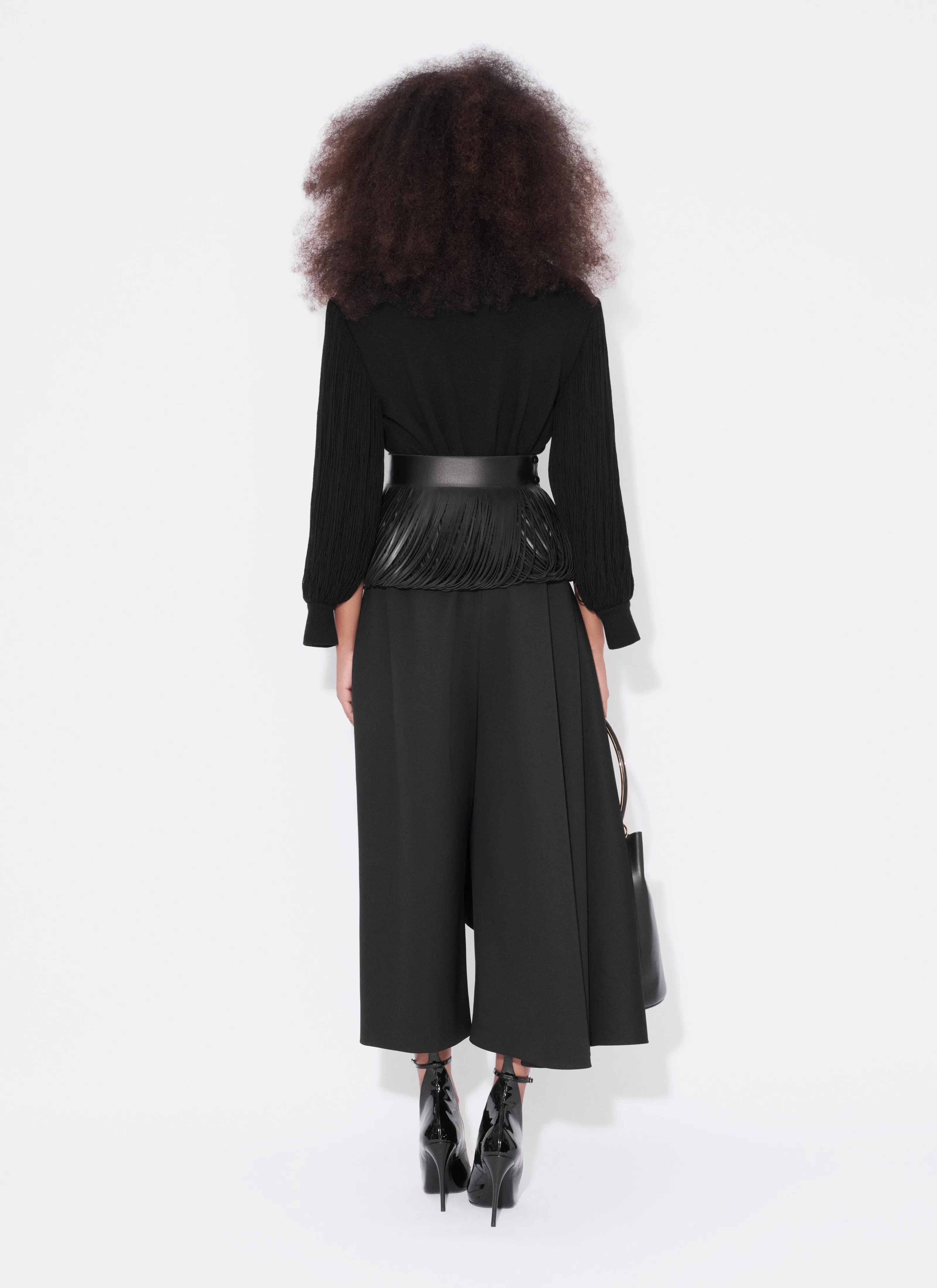 Asymmetrical Skirt Trousers
