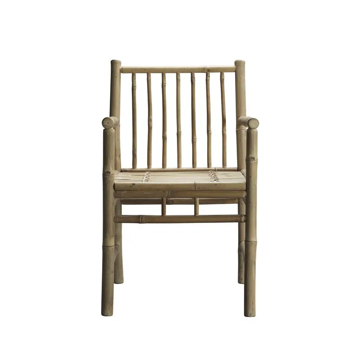 Bamboo Straight Arm Dining Chair