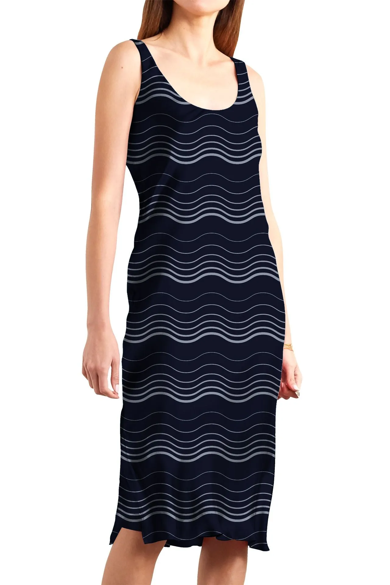 Black Midi Sexy Dress