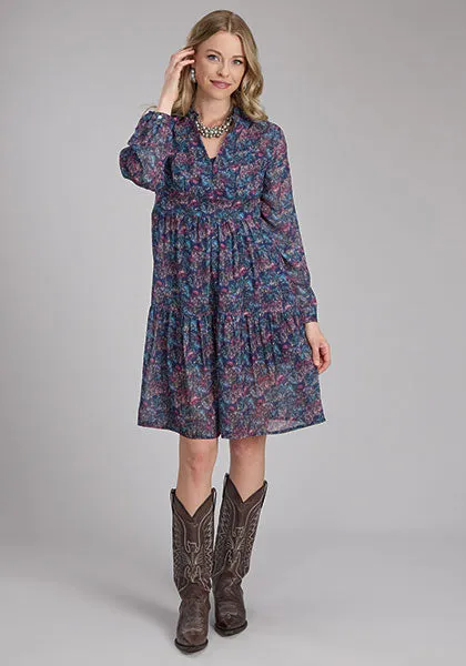 Blue Gem Floral Dress