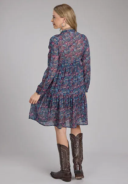 Blue Gem Floral Dress