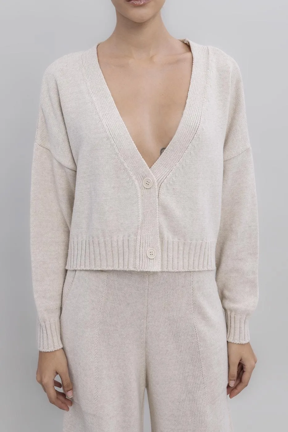 BSL Women Crop Knit Cardigan - Narbonne