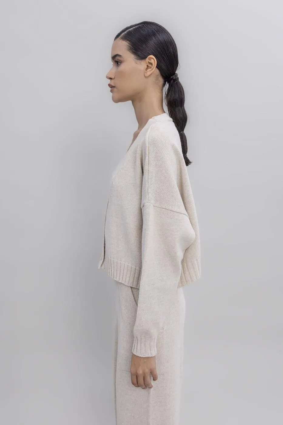 BSL Women Crop Knit Cardigan - Narbonne