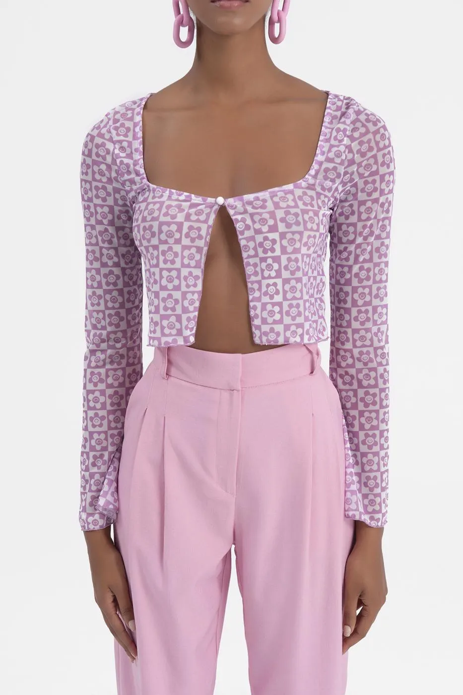 BSL Women Tulle crop cardigan - Trenton