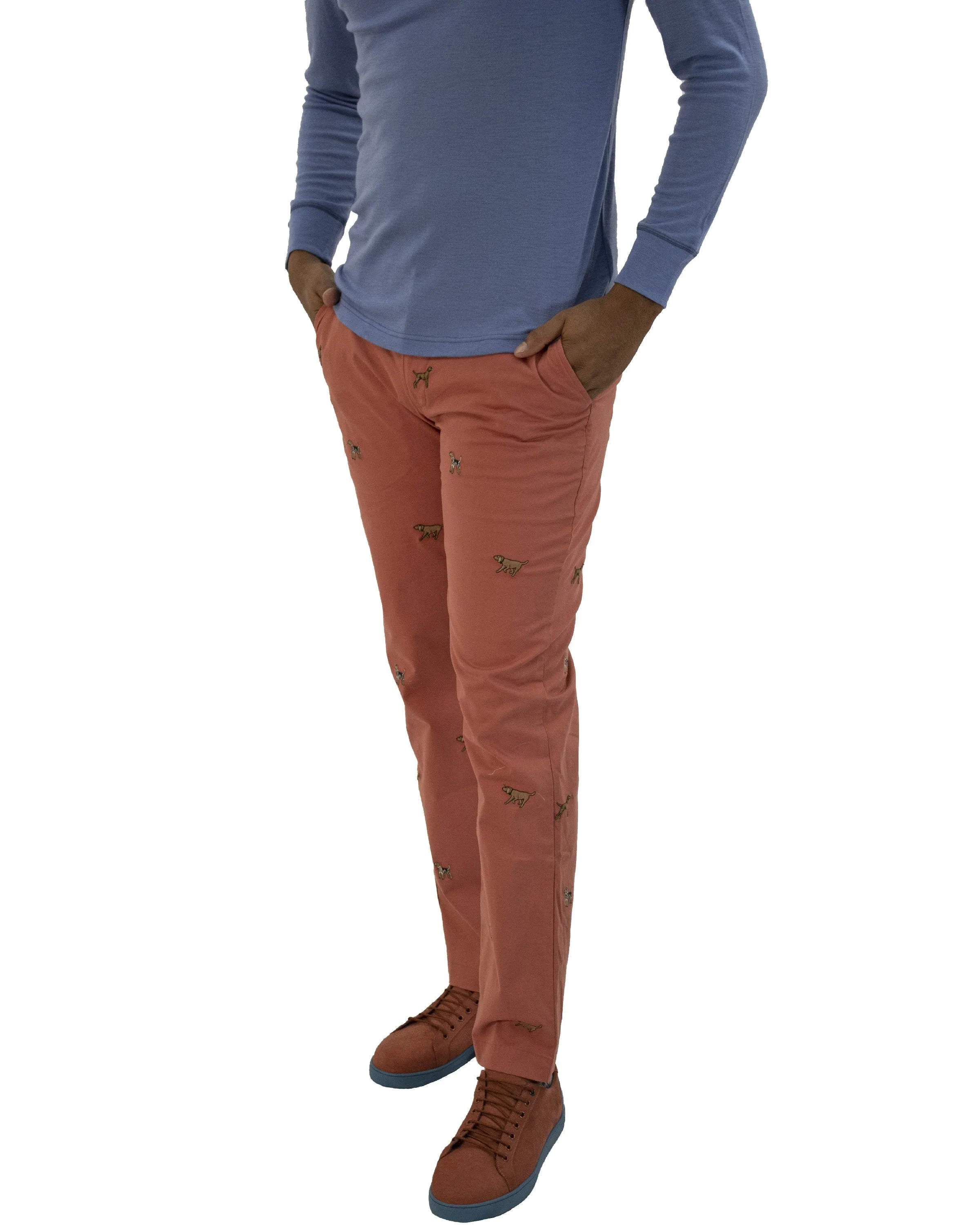 Charles Dogs Brick Pants