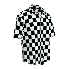 Checkered Mens Short Sleeve Shirt