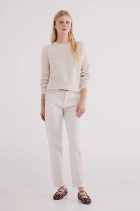 chinos pants cotton belt