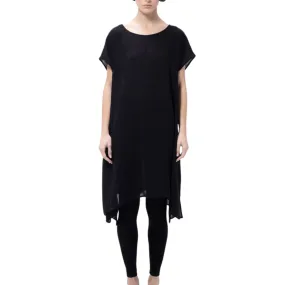 Edit Linen Tunic Black - Igor