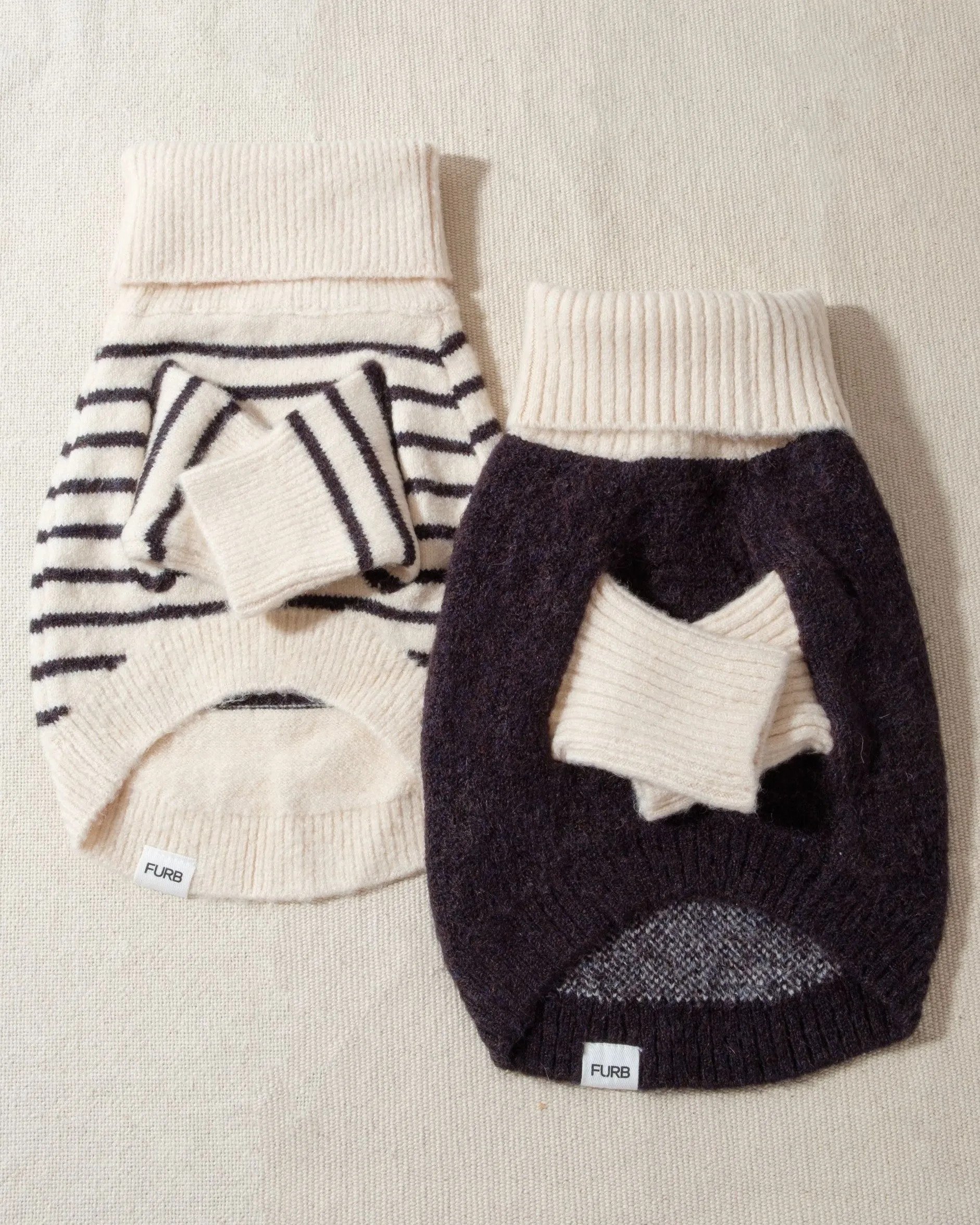 Felix Black   Ivory Dog Sweater