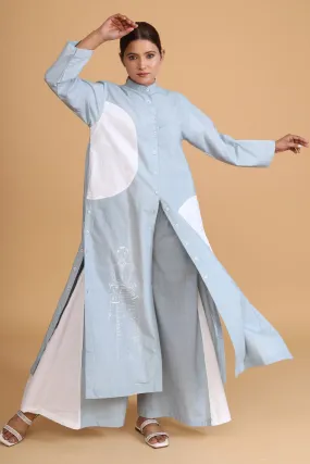 Front Patch Buttoned Tunic