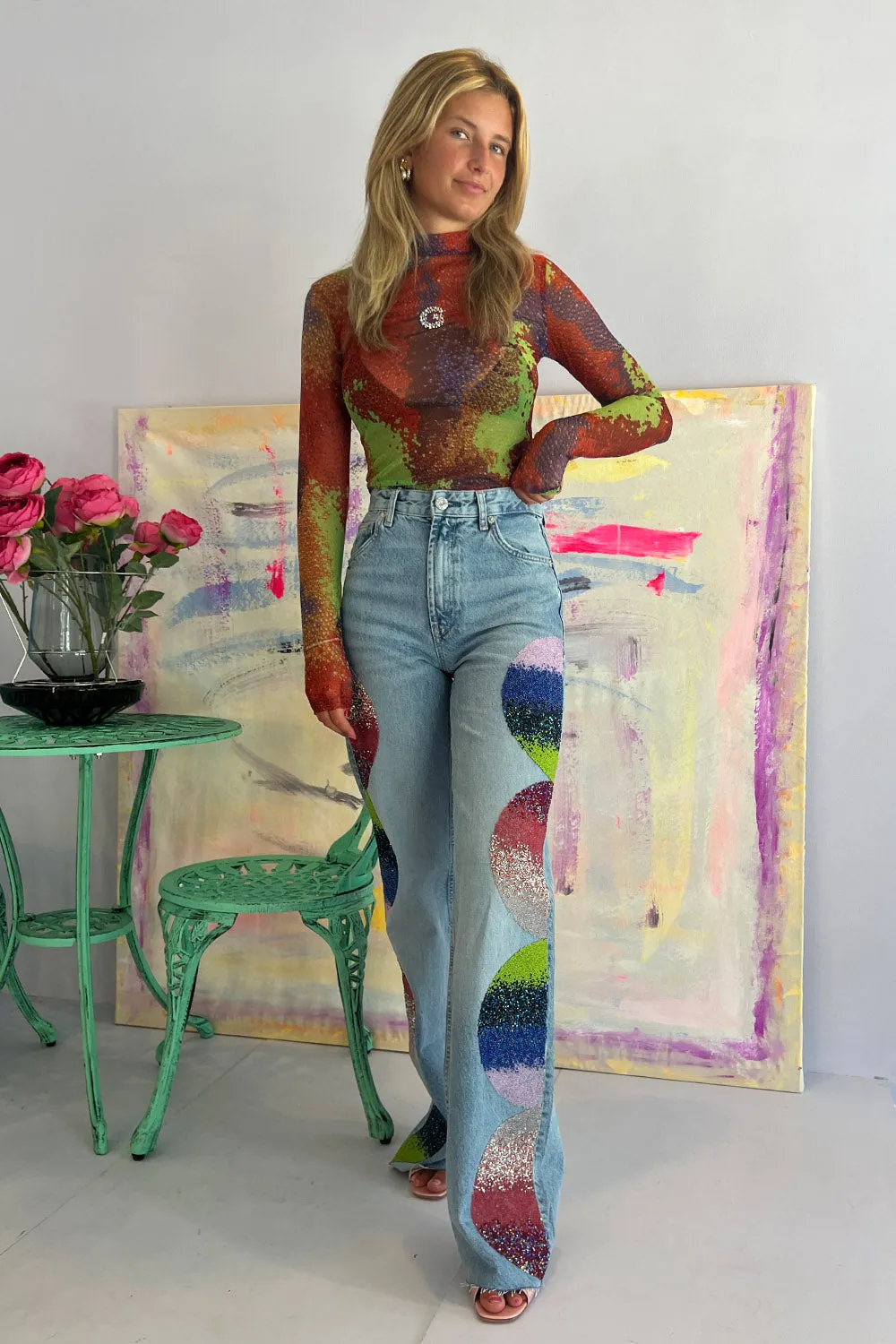 Germanier- Embellished Jeans
