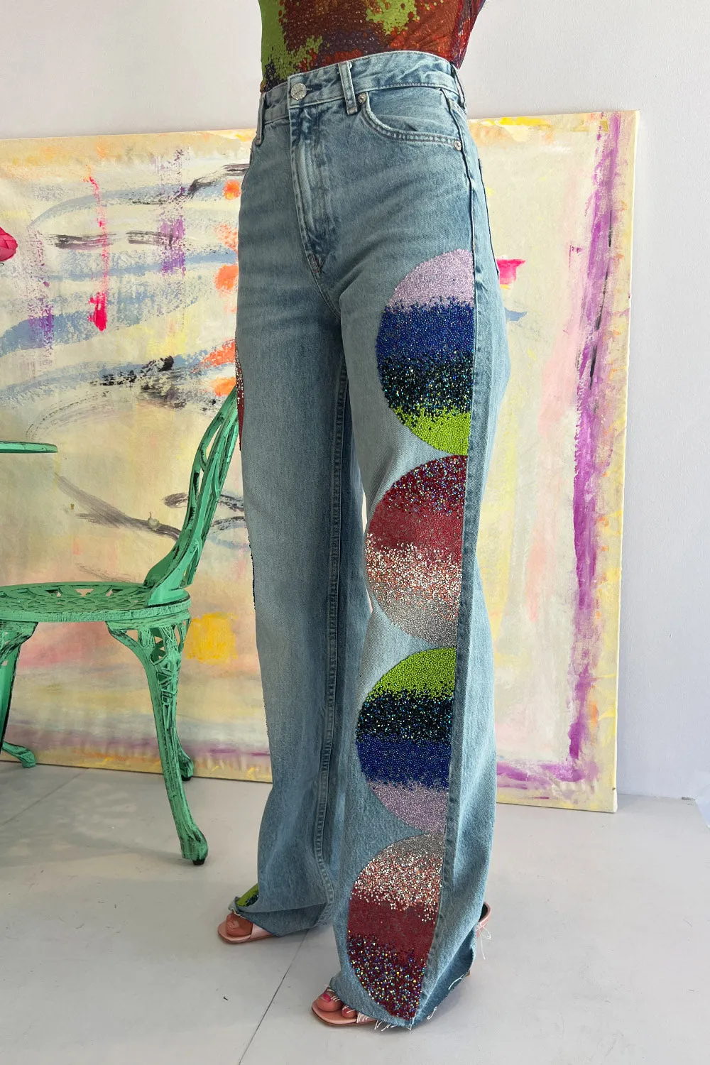 Germanier- Embellished Jeans