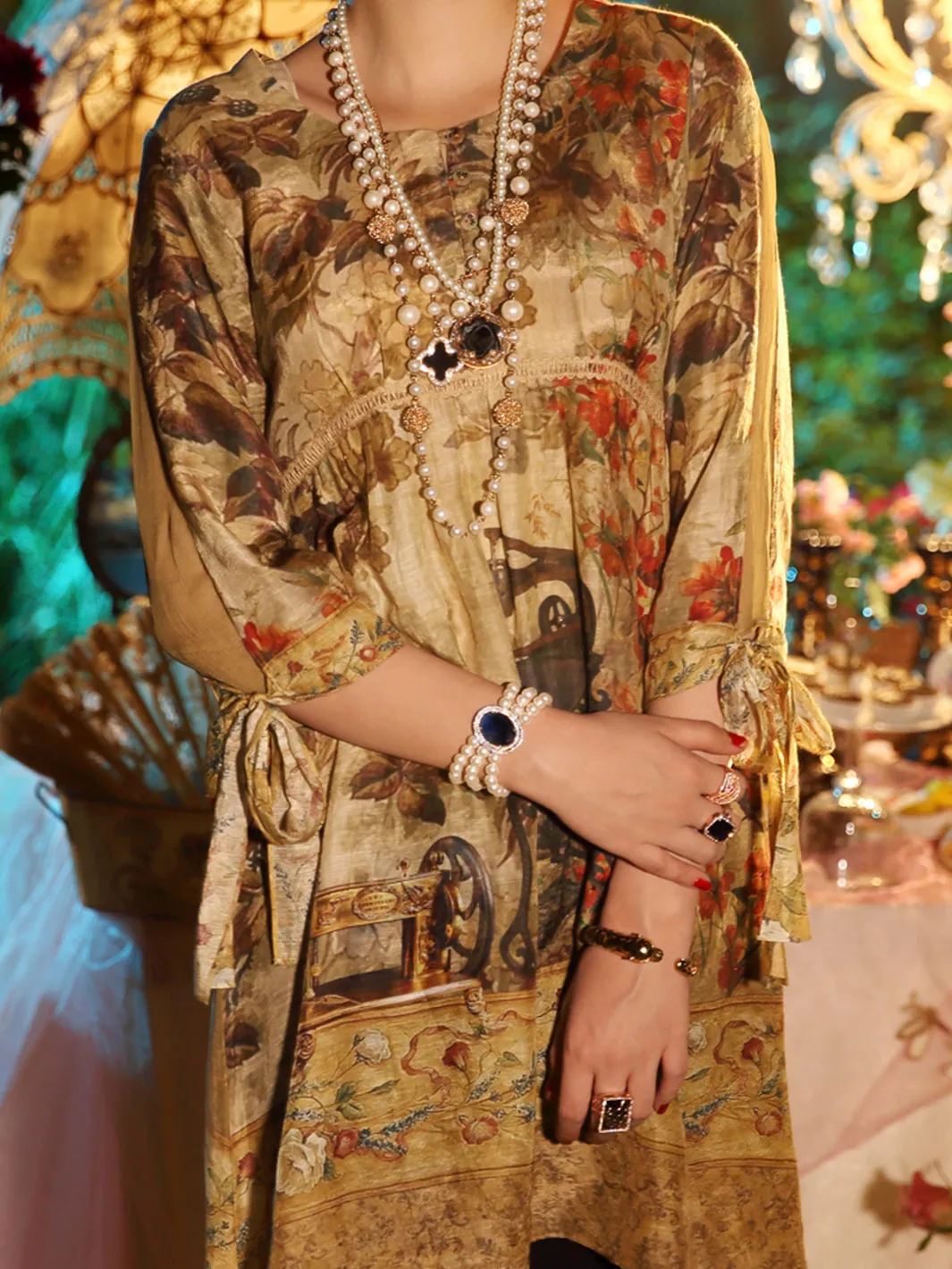 Khaki Tunic - LK-402