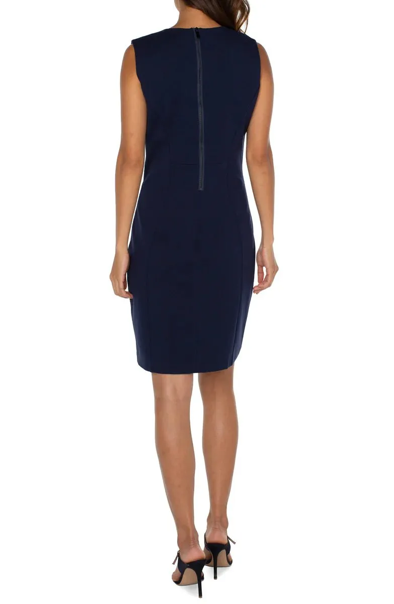 Liverpool Sleeveless Sheath Dress