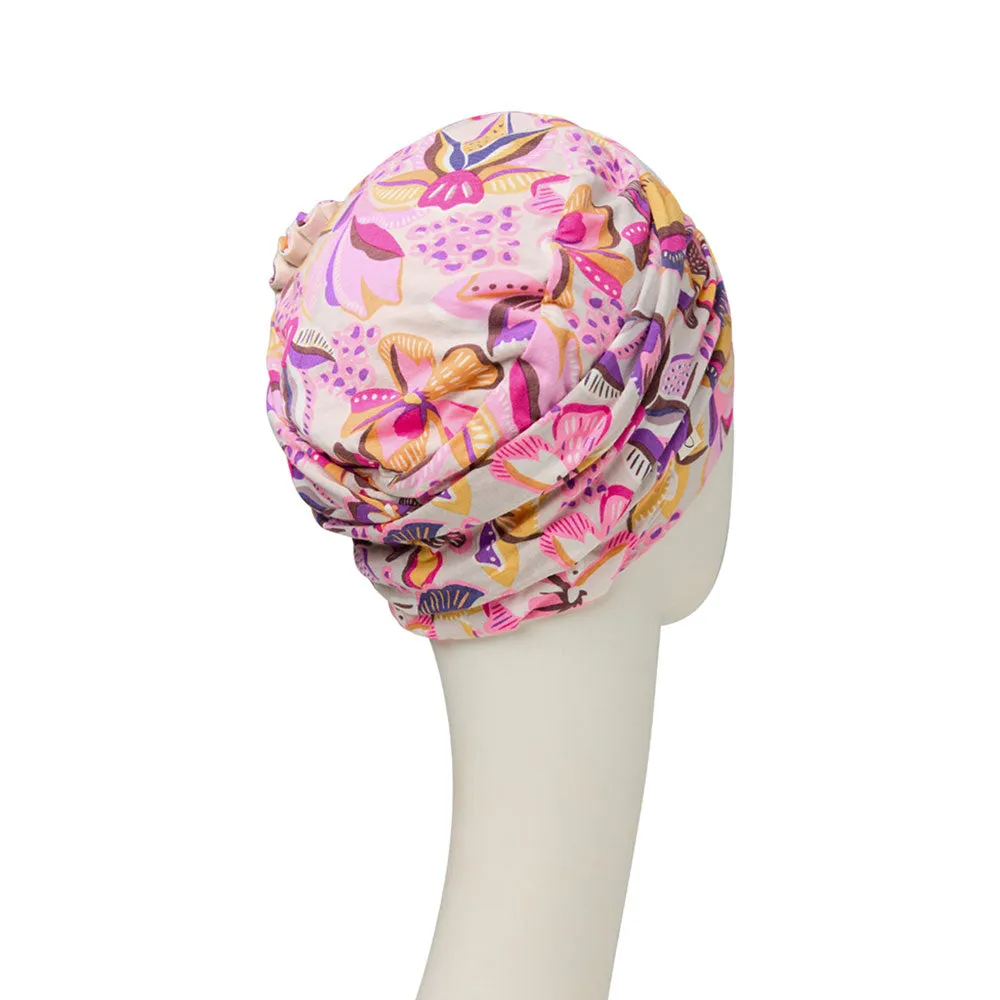 Lotus Turban - gemustert