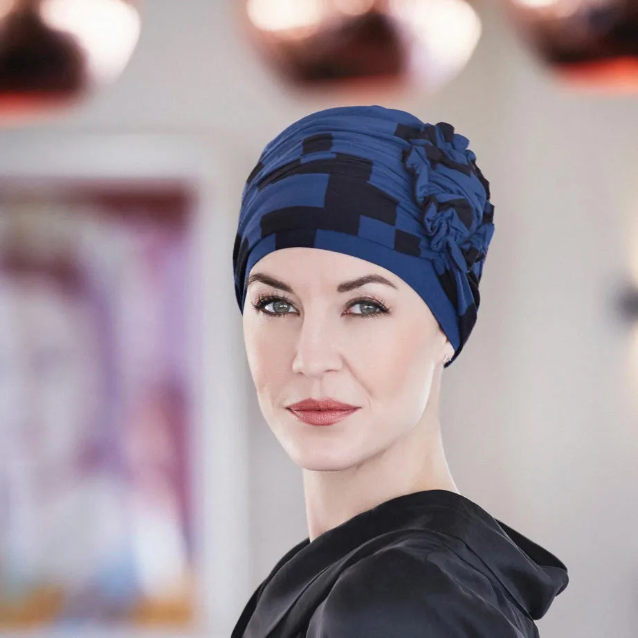 Lotus Turban - gemustert