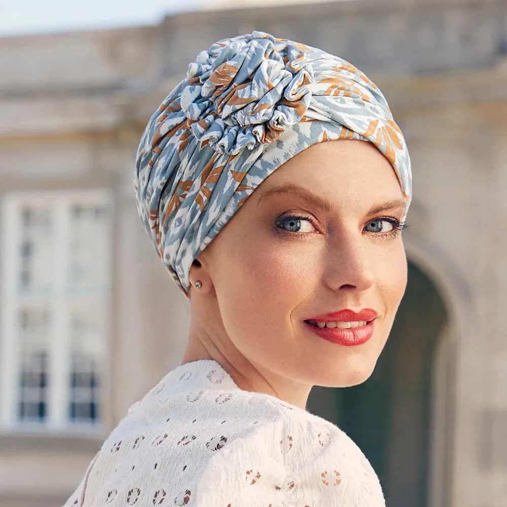 Lotus Turban - gemustert