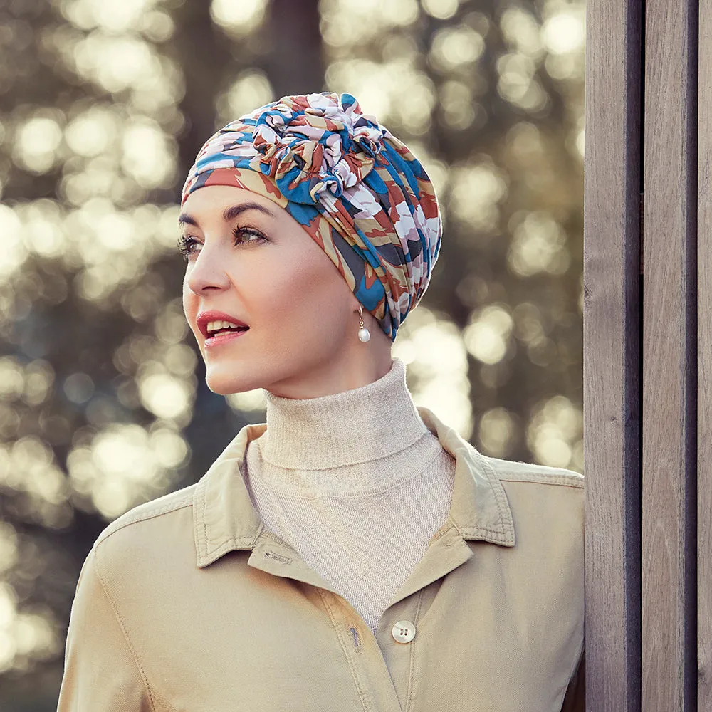 Lotus Turban - gemustert