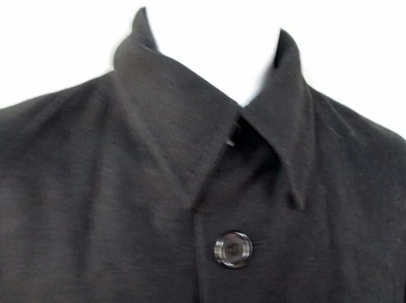 MENS CASHMERE CLASSICS Button Up JACKET Coat SOFT Black 36 S