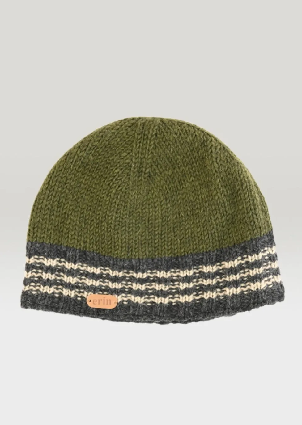 Men's Rib Pullon Hat | Charcoal Green