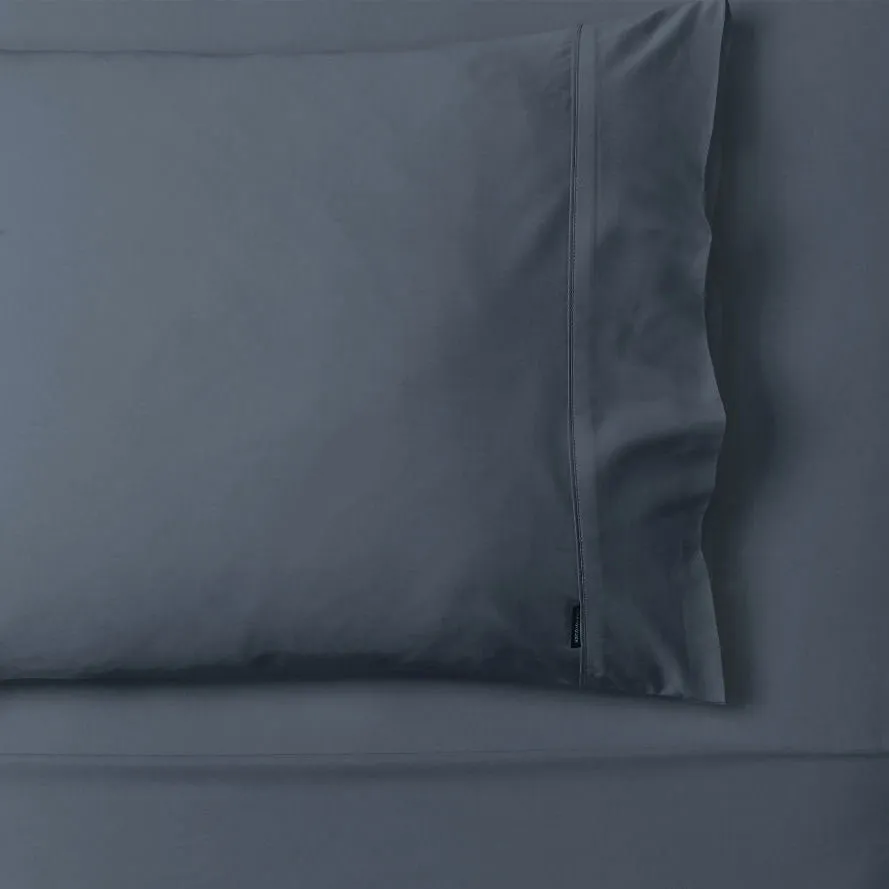 Nara Bamboo Cotton 400TC Sheet Set BLUESTONE by LINEN HOUSE