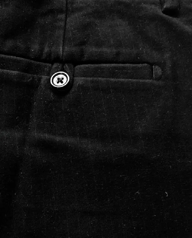 New- Banana Republic-Black Shadow Stripe Brushed Cotton Chino Trousers- size 34x30