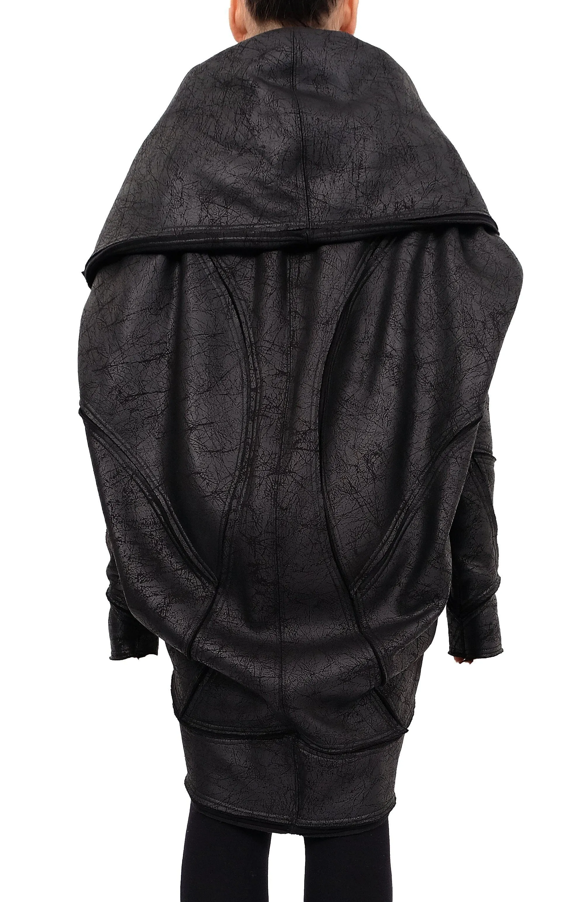Oversized Round Belted Coat