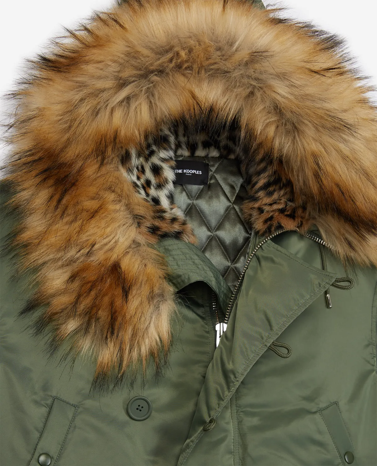 Parka oversize kaki