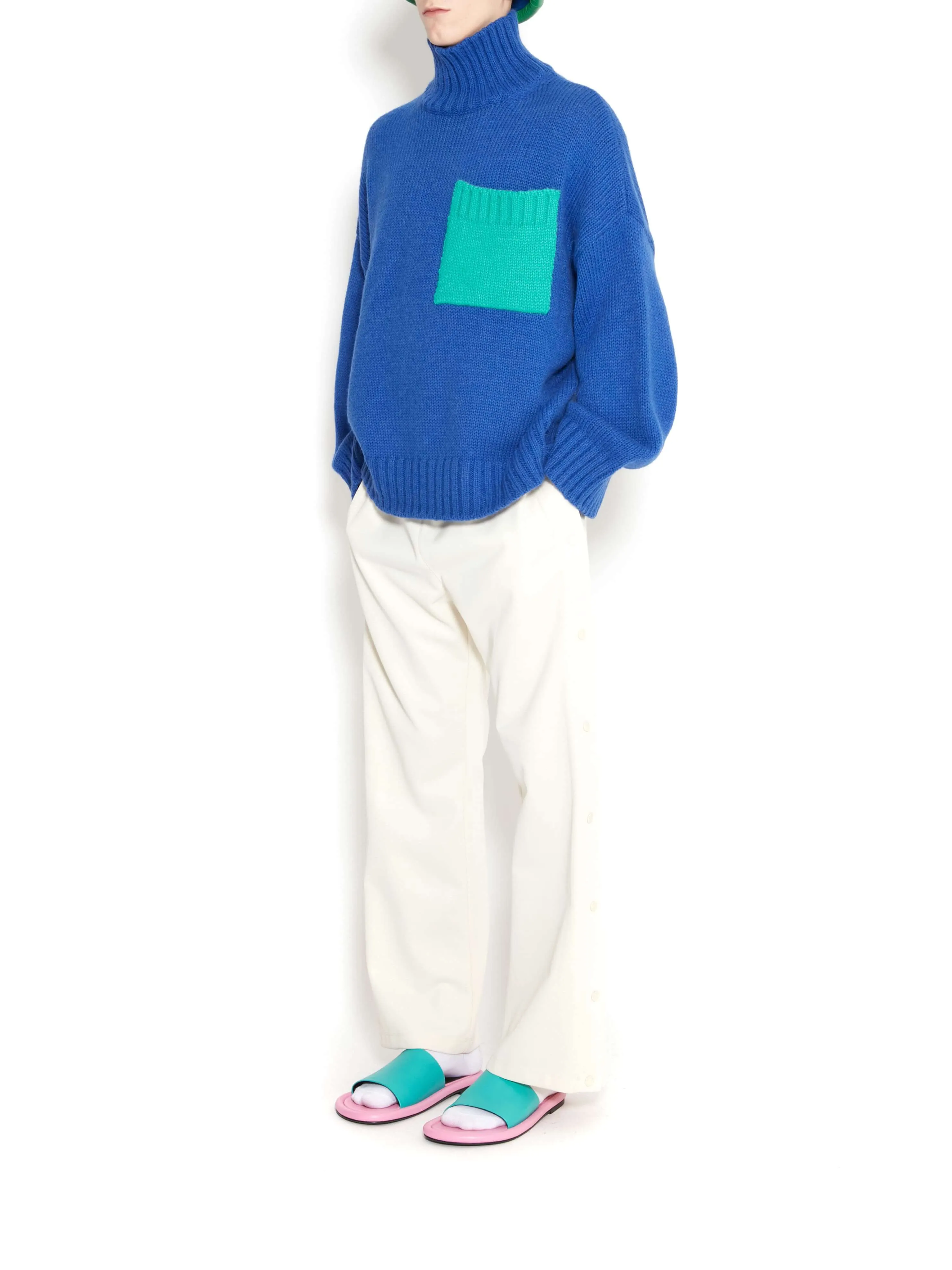 Patch Pocket Turtleneck Jum