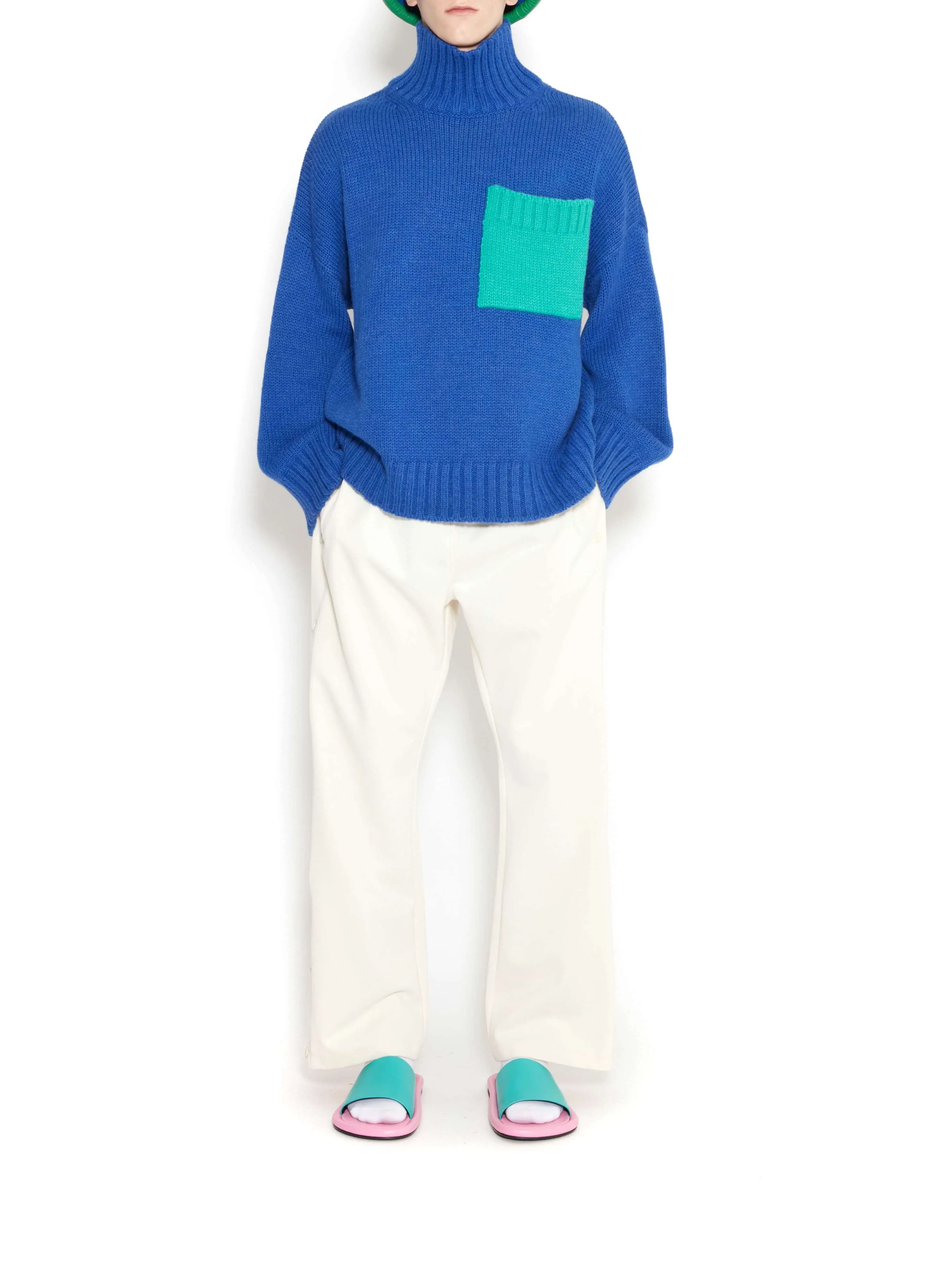 Patch Pocket Turtleneck Jum