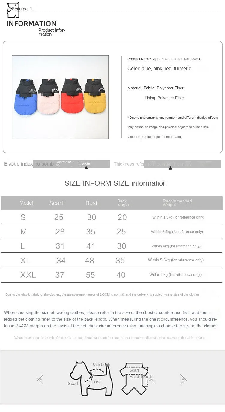 Pet Clothe Autumn and Winter New Pet Coat Cat Clothes