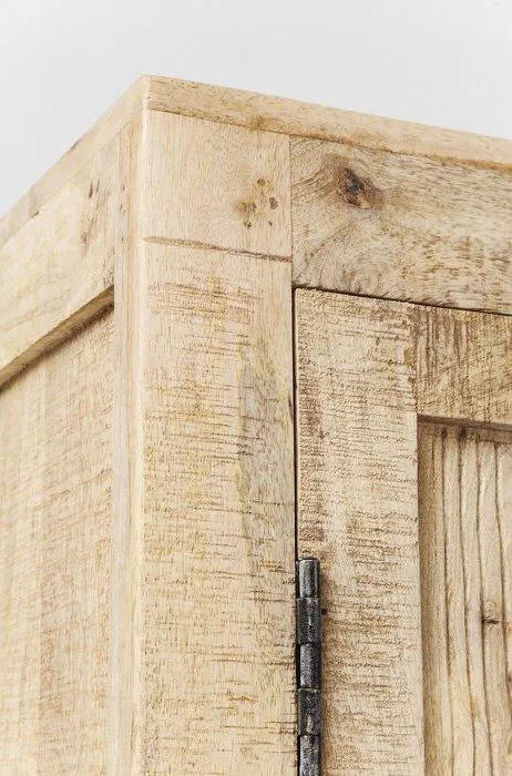 Puro Natural Mango Wood Wardrobe