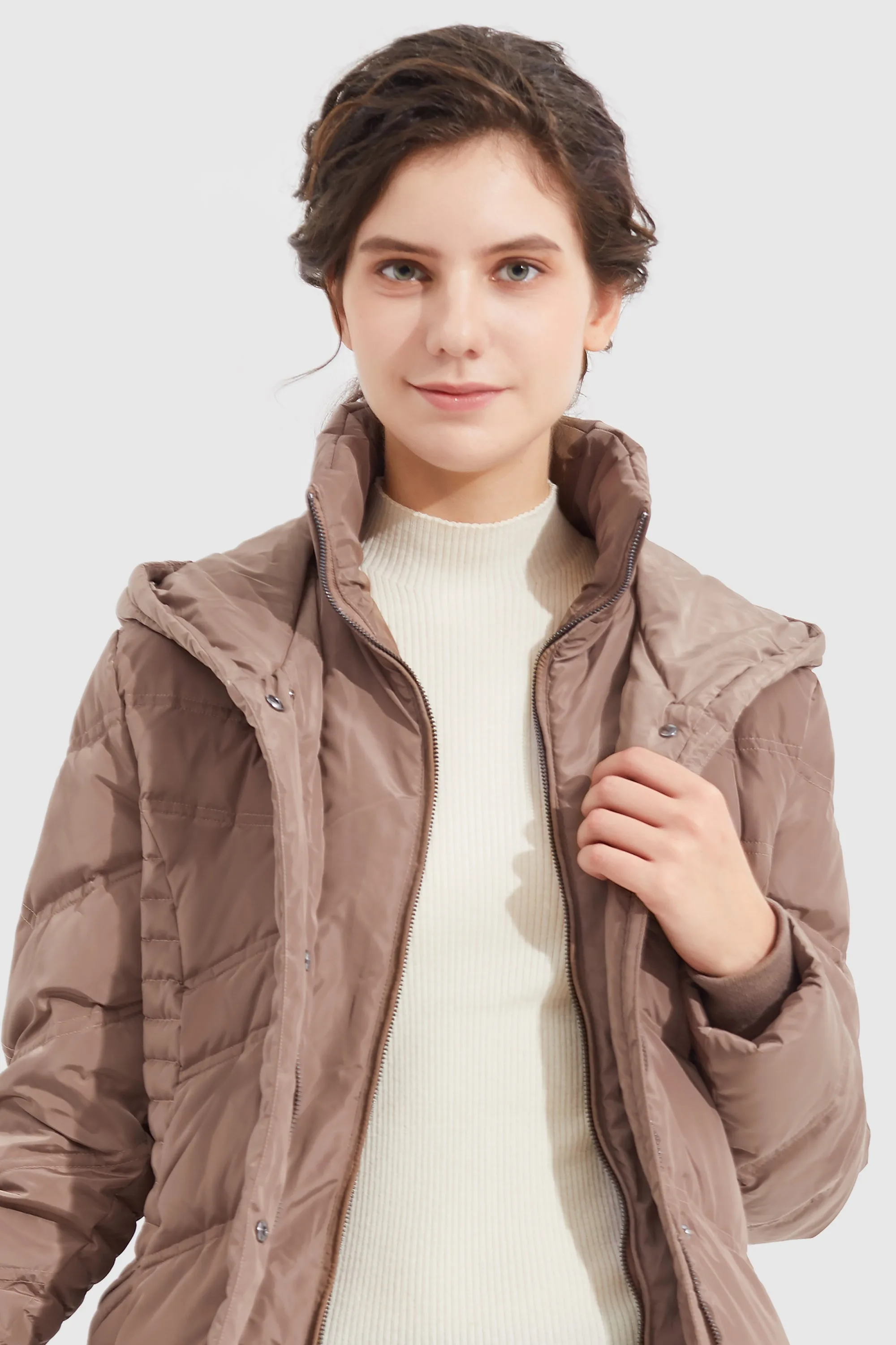 Quilted Thickened Puffer Down Jacket