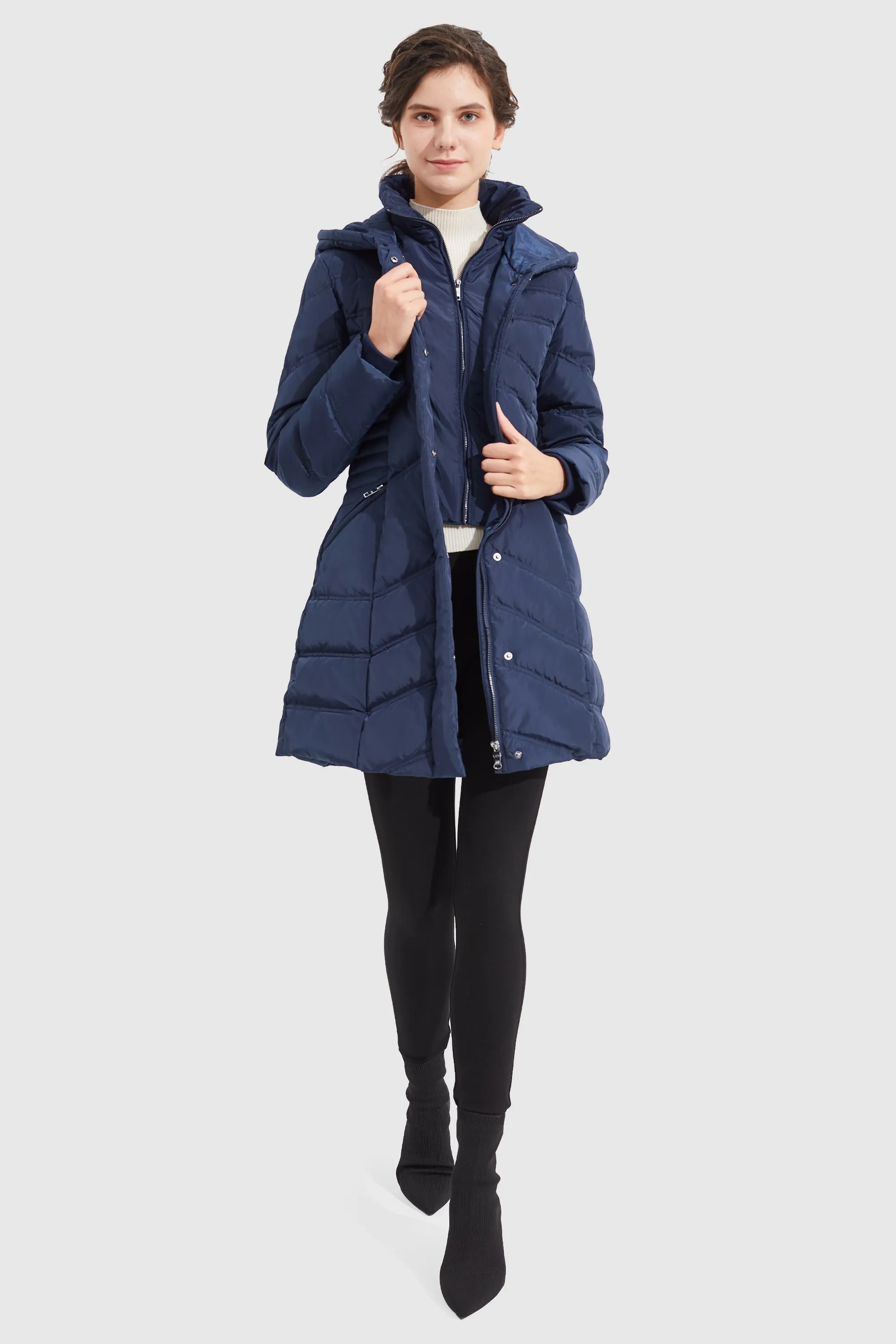 Quilted Thickened Puffer Down Jacket