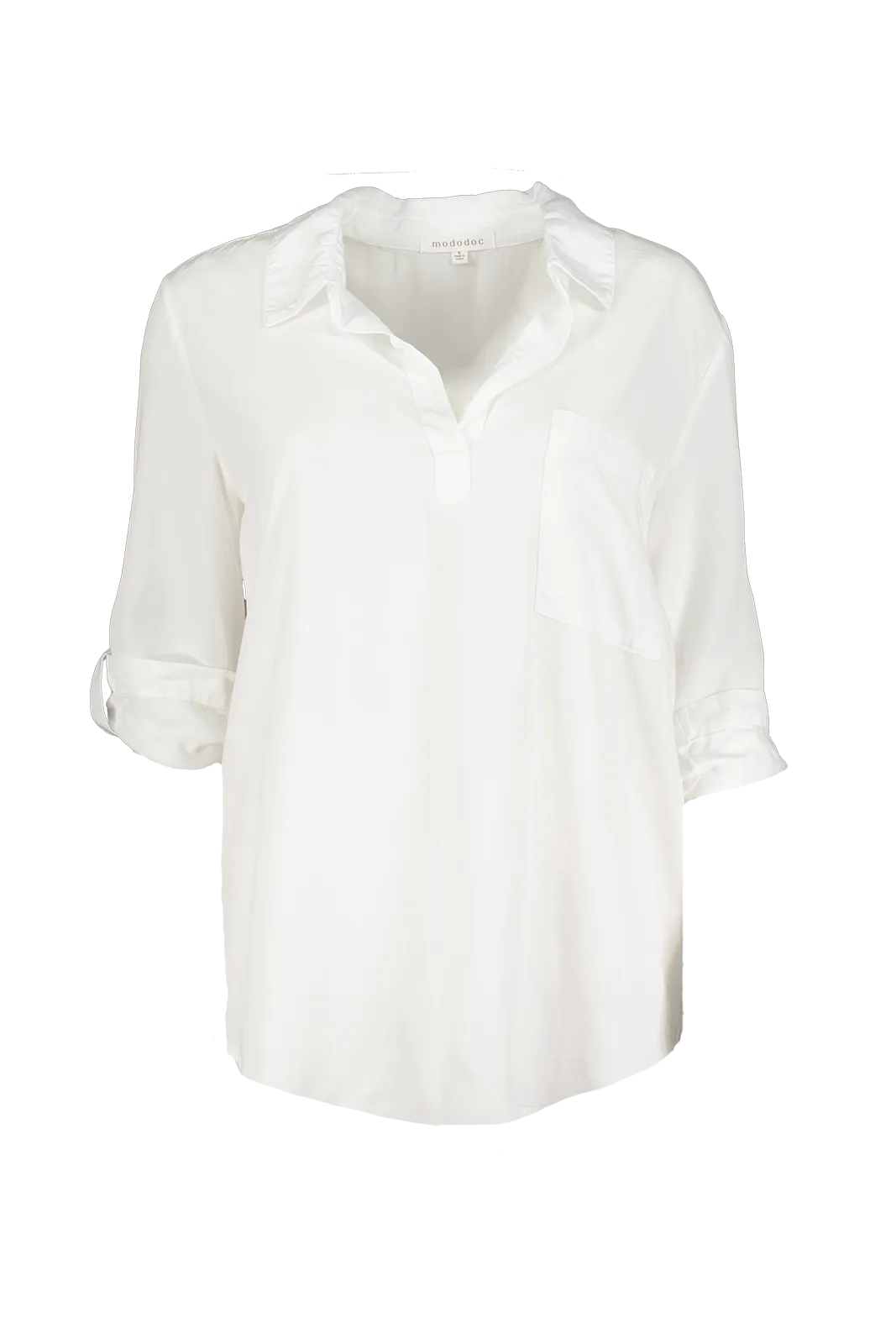 Roll Tab Patch Pocket Tunic