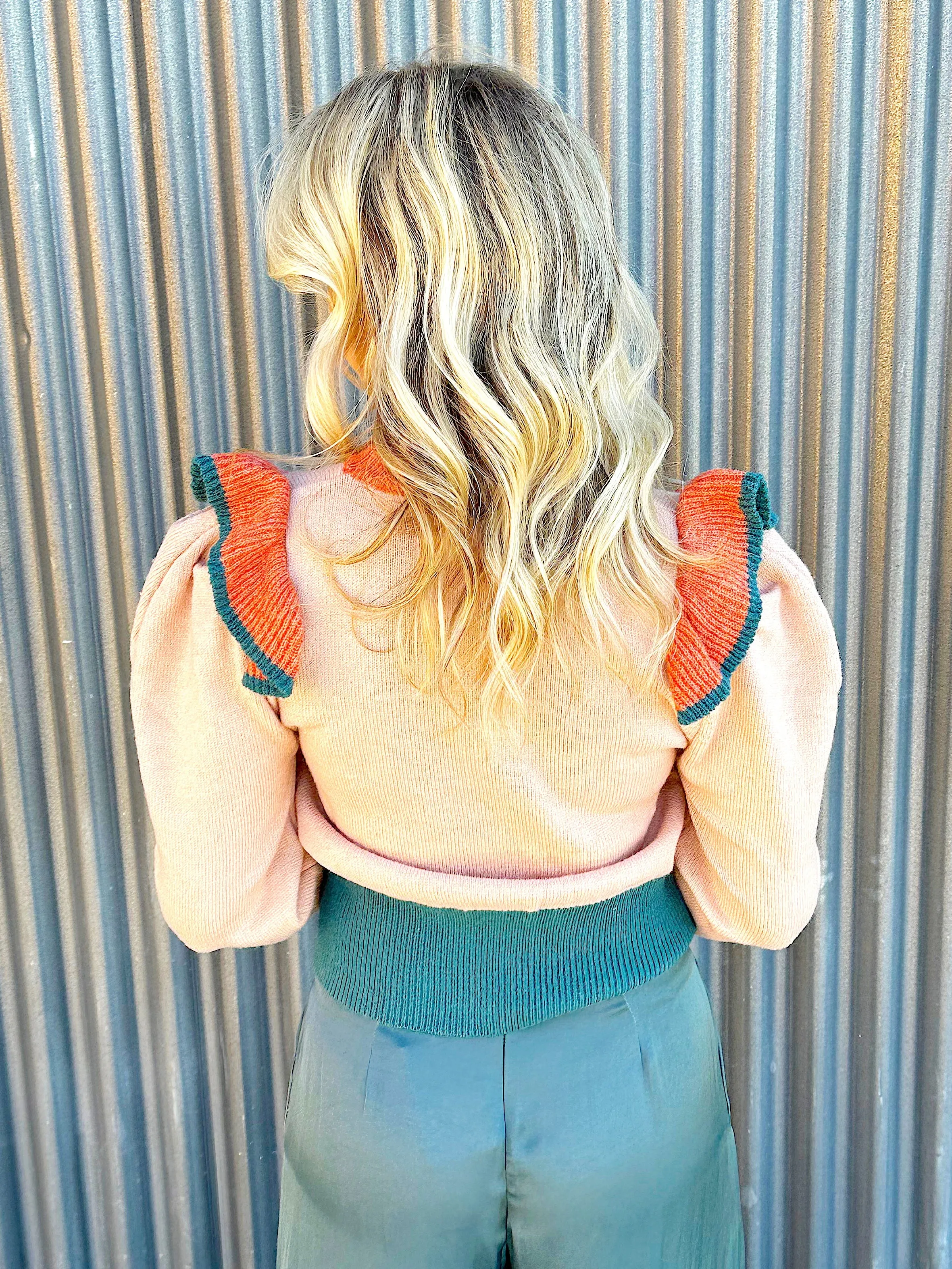 Ruth’s Ruffled Sweater