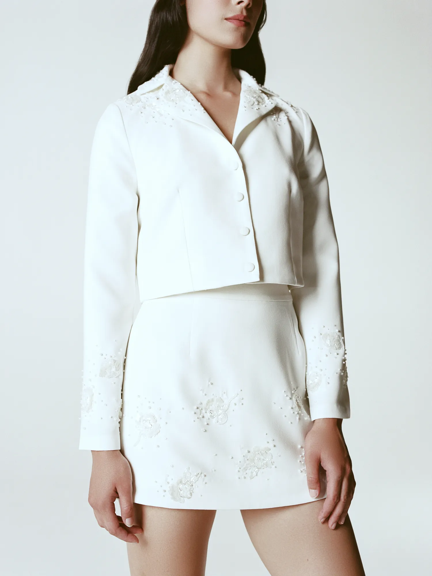 Scatter Floral A-Line Skirt