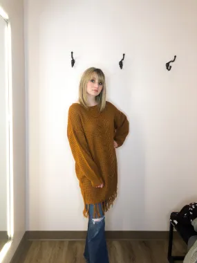 Sienna Fray Sweater Dress