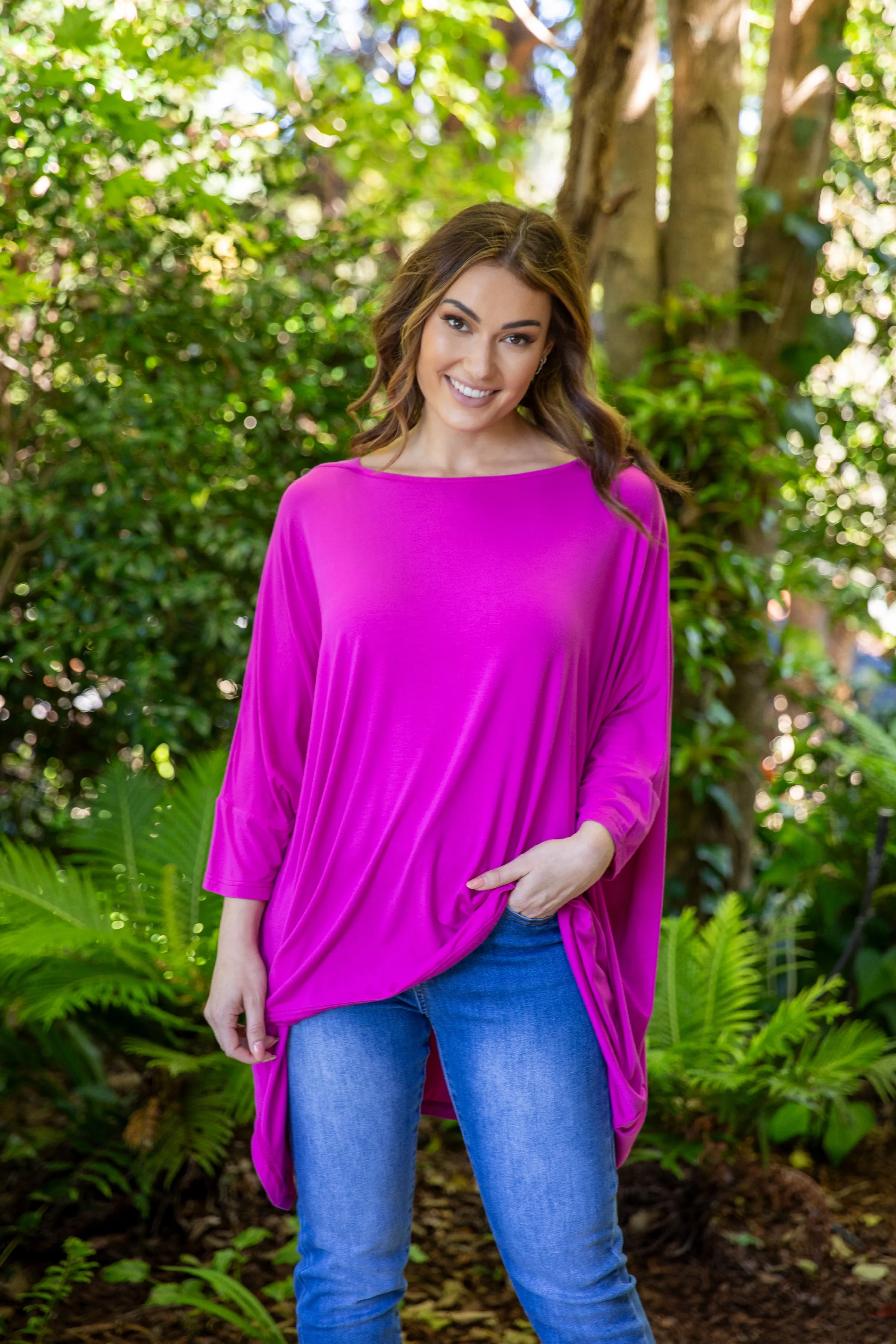 Simplicity Top | Plum Pink | FINAL SALE