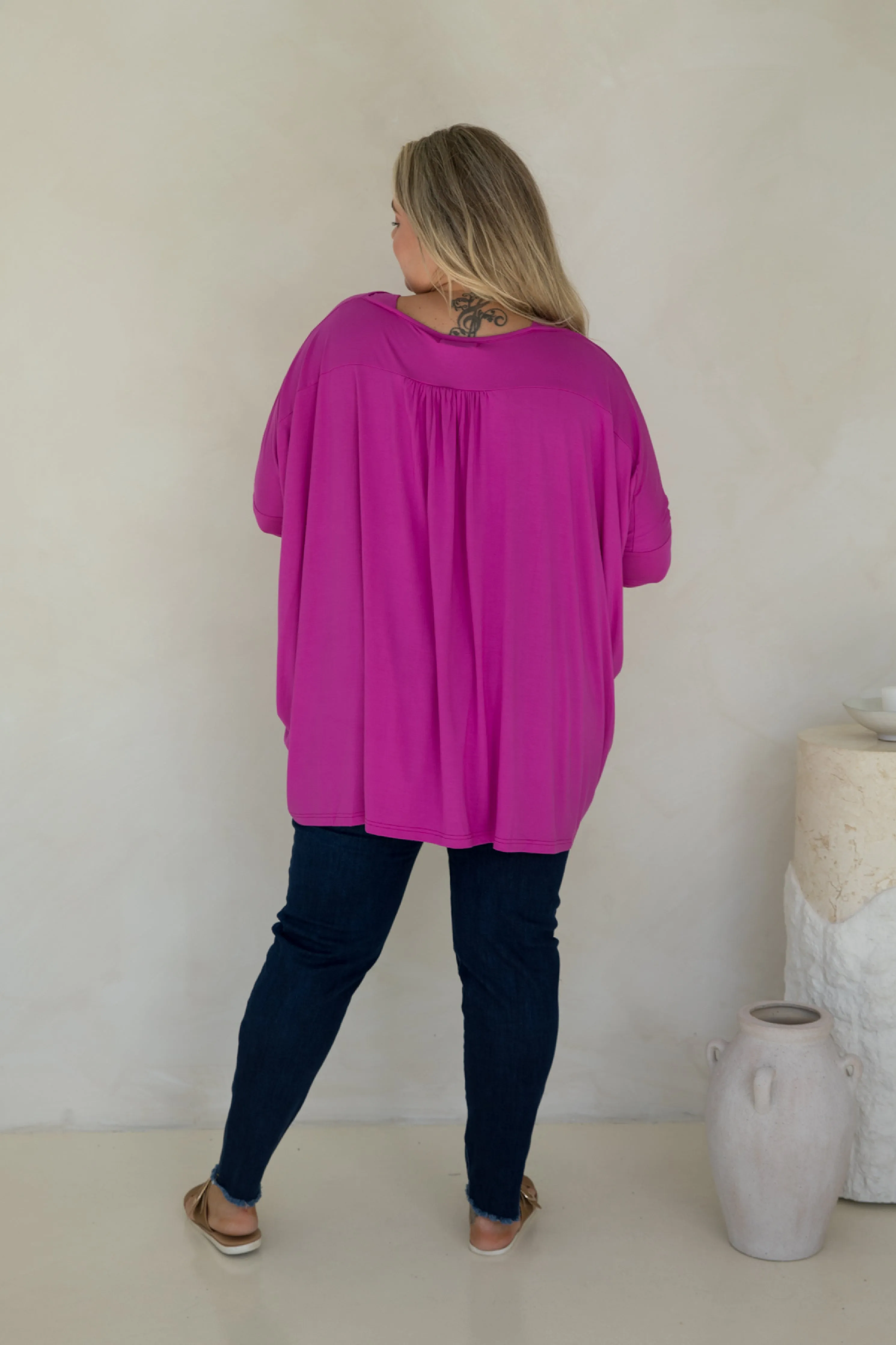 Simplicity Top | Plum Pink | FINAL SALE